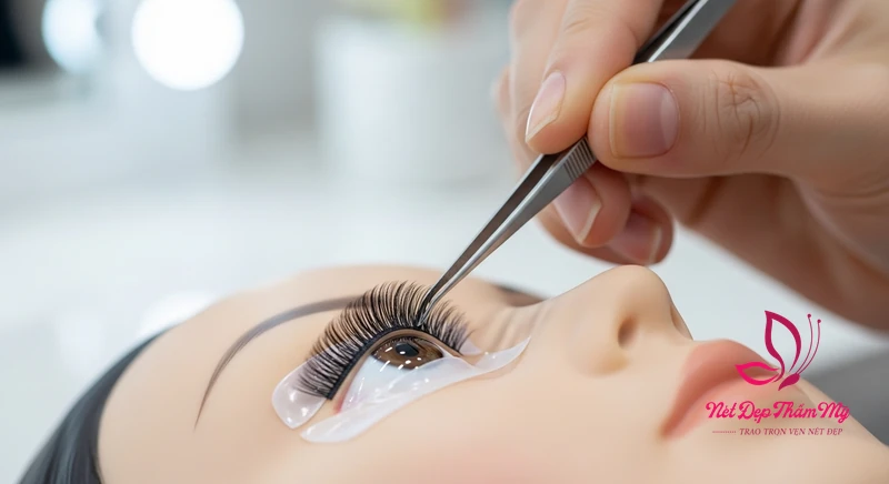 Cách Dán Lông Mi Giả hình ảnh minh họa chuyên sâu 2