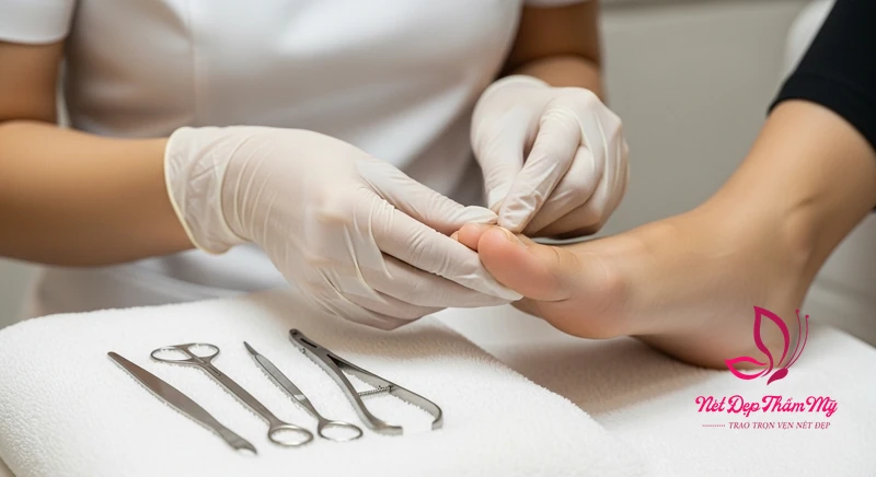 Cách Lấy Khóe Móng Chân hình ảnh minh họa chuyên sâu 2