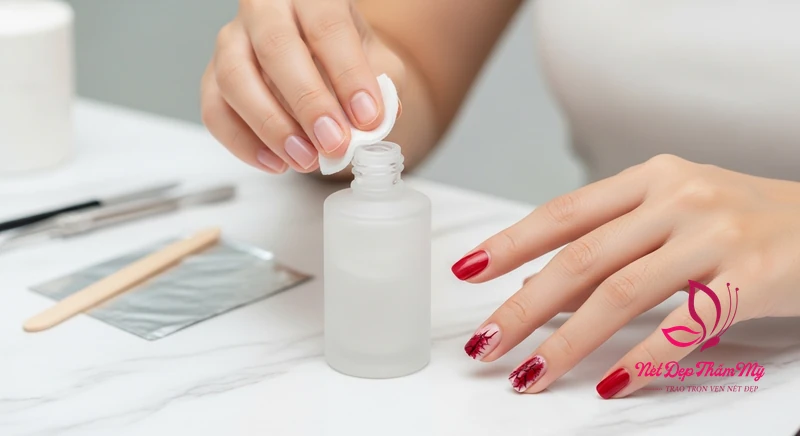Cách Tẩy Sơn Móng Tay Gel Tại Nhà hình ảnh minh họa chuyên sâu 3