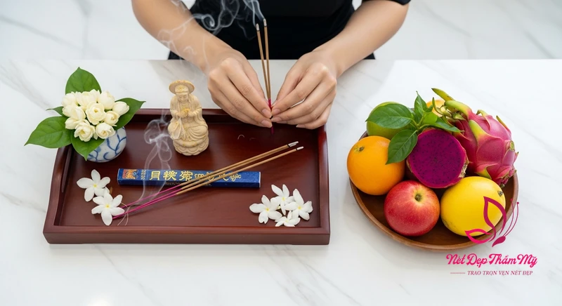 Cúng Tổ Nghề Nối Mi hình ảnh minh họa chuyên sâu 2
