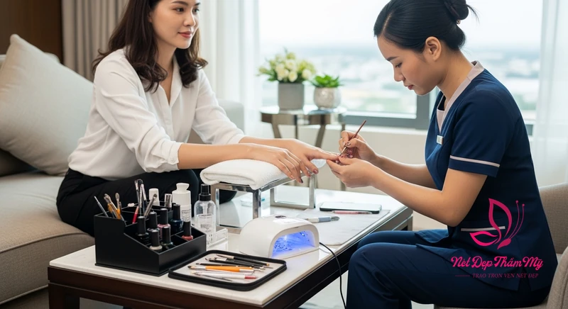 Ảnh bìa làm nail tận nơi Quận 3