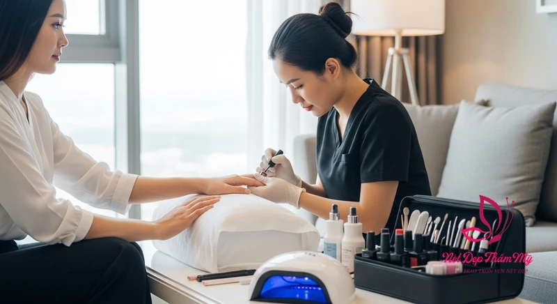 Ảnh bìa làm nail tận nơi Quận 5