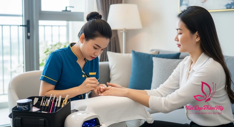 Ảnh bìa làm nail tận nơi Quận 7
