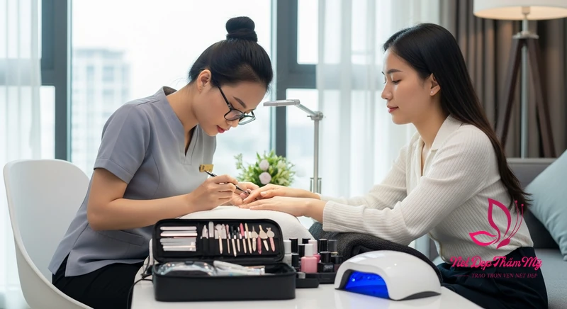 Ảnh bìa làm nail tận nơi Quận 8