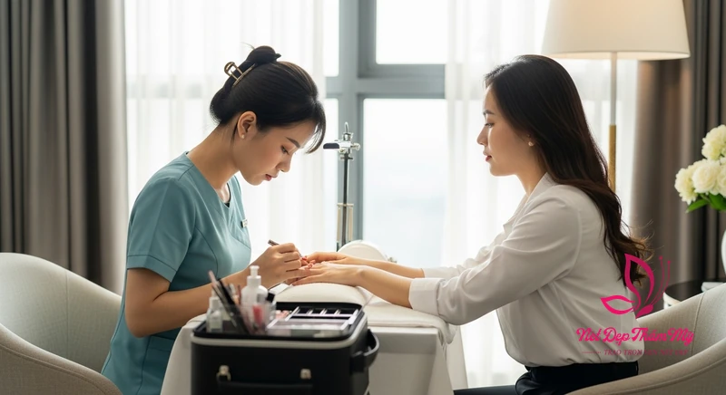 Ảnh bìa làm nail tận nơi Quận 9