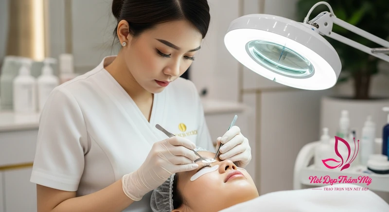 Nối Mi Cho Mắt 1 Mí hình ảnh minh họa chuyên sâu 2