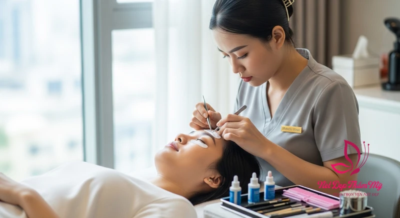 Ảnh bìa nối mi tận nơi Quận 1