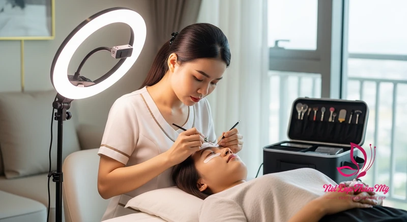 nối mi tận nơi Quận 10 hình ảnh minh họa chuyên sâu 1