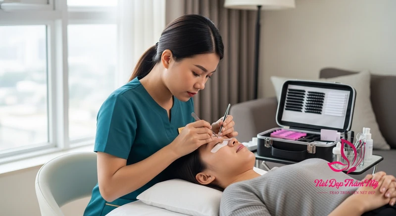 Ảnh bìa nối mi tận nơi Quận 3