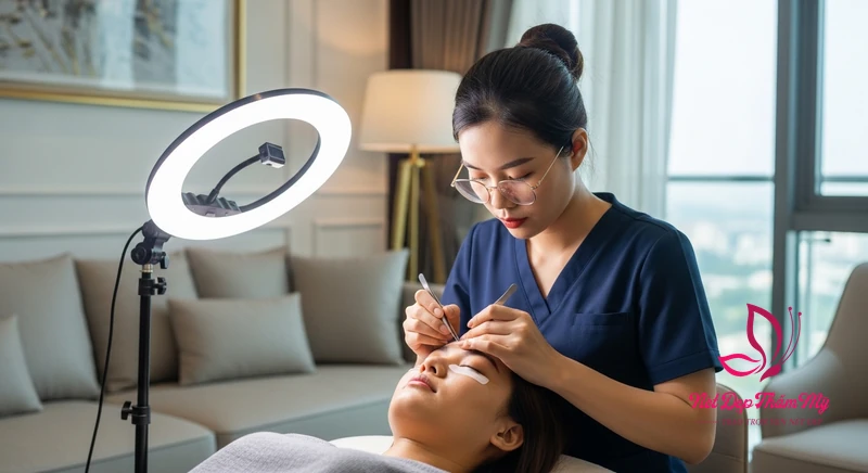 Ảnh bìa nối mi tận nơi quận 4