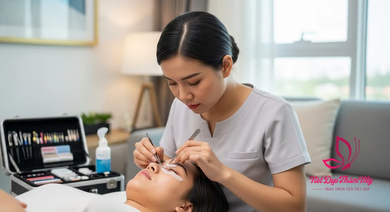 Ảnh bìa nối mi tận nơi quận 8